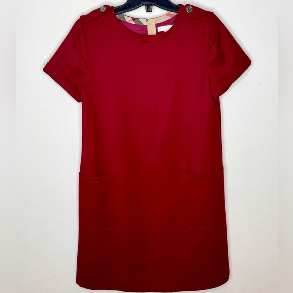 Burberry Children Wool Sheath Dress